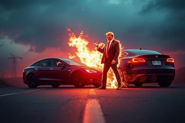 Как политический конфликт Трампа и Маска обрушил акции Tesla на 11%