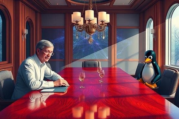 Когда создатели Windows и Linux встретились за одним столом