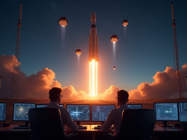 Запуск первых 16 спутников группировки «Рассвет»